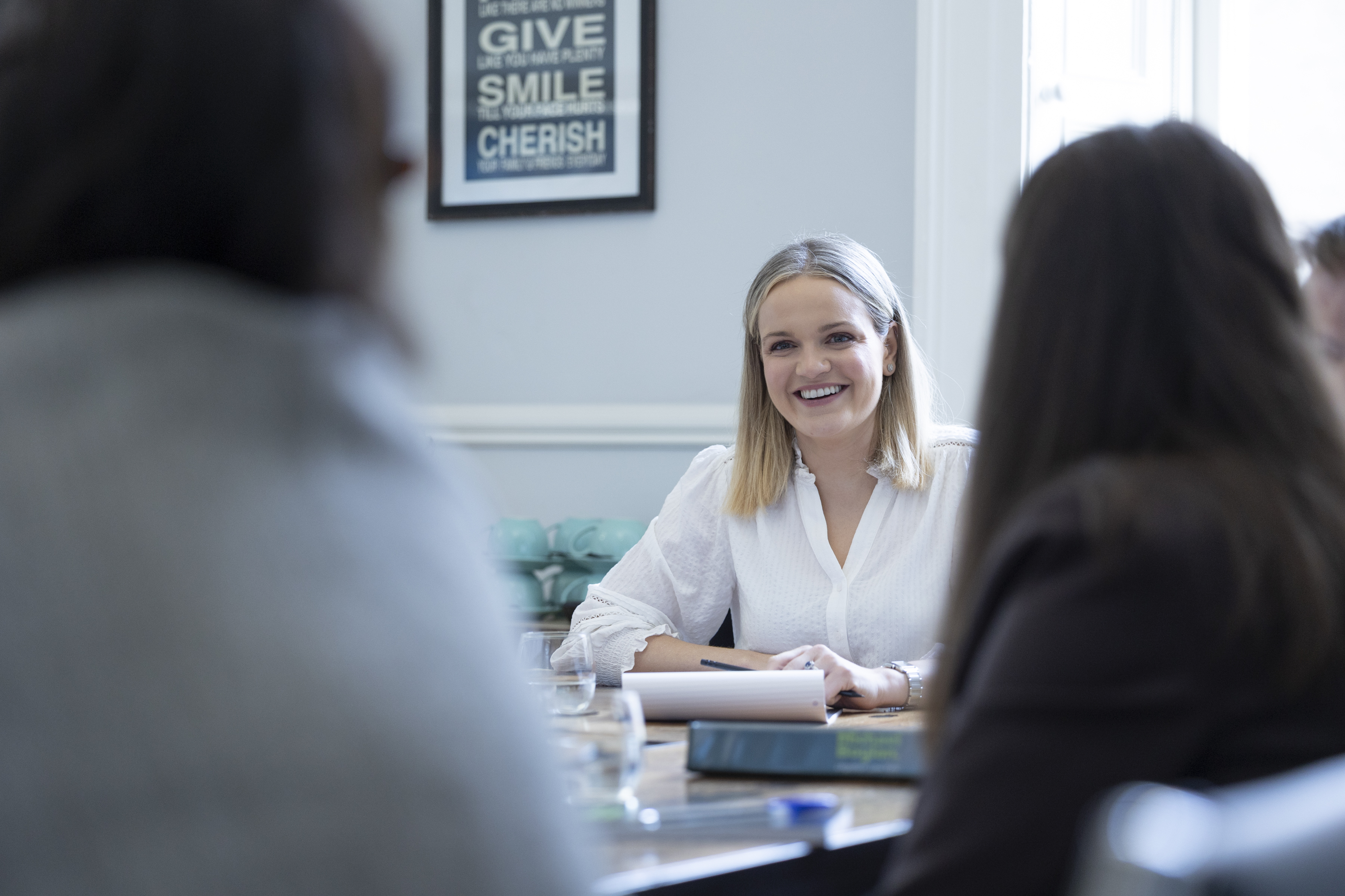 Michael Boylan LLP solicitor with client in consultation