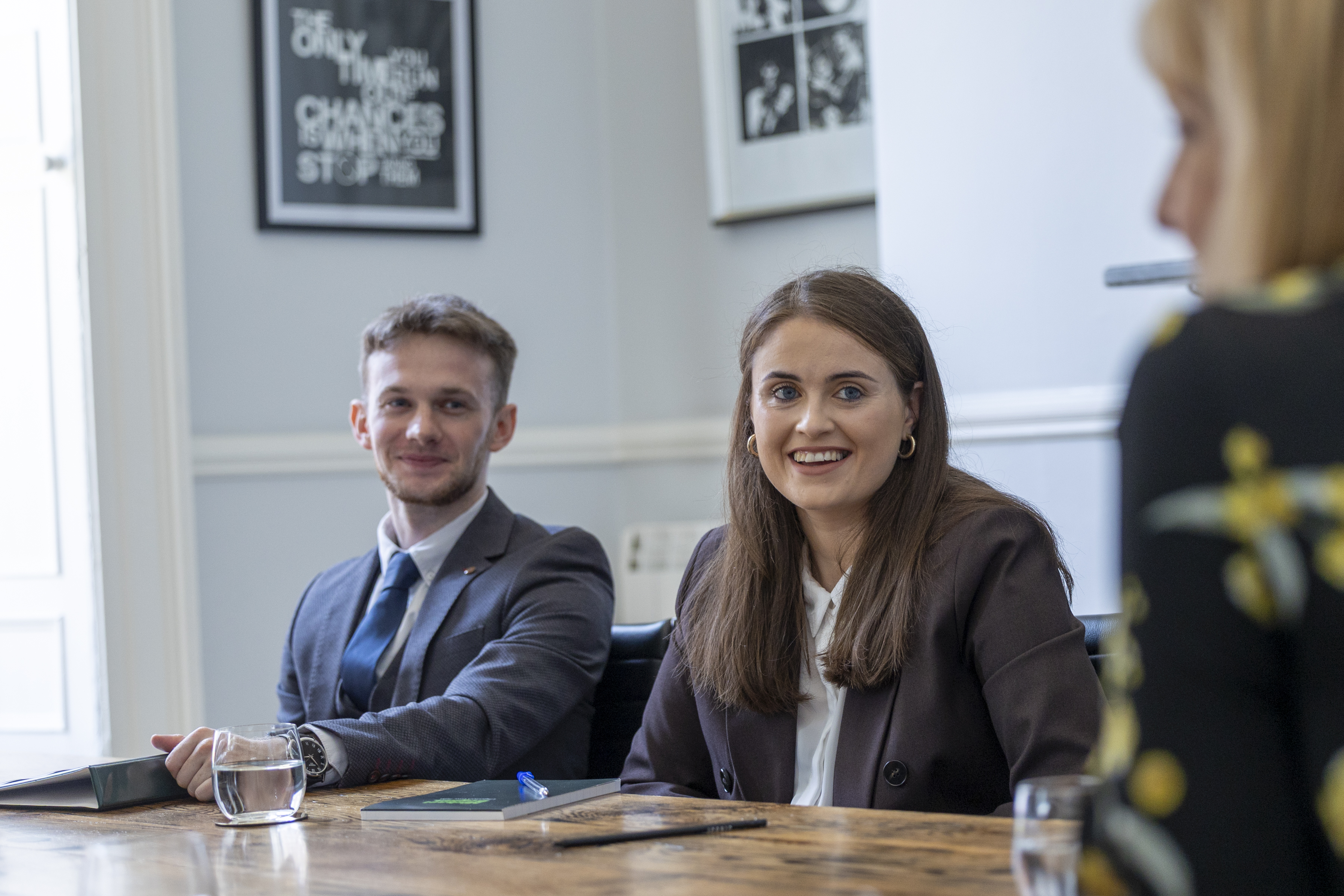 Solicitors at the firm desk